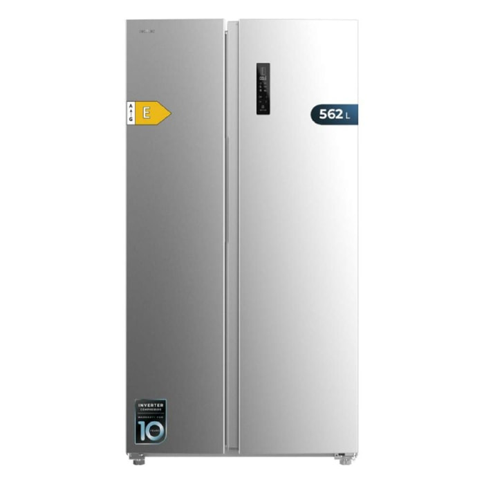 Cecotec Frigorífico americano Bolero CoolMarket SBS 562 Inox E