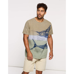 Camiseta Manga Corta Verde - Gludius