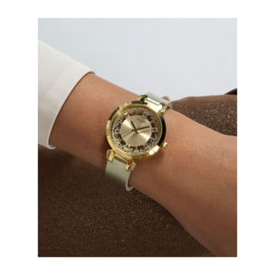 Guess Reloj Analógico De Cuarzo. Gd Crystal Clear