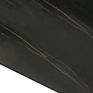 Tomasucci Table extensible CLEFT EVO BLACK MARBLE - GREY