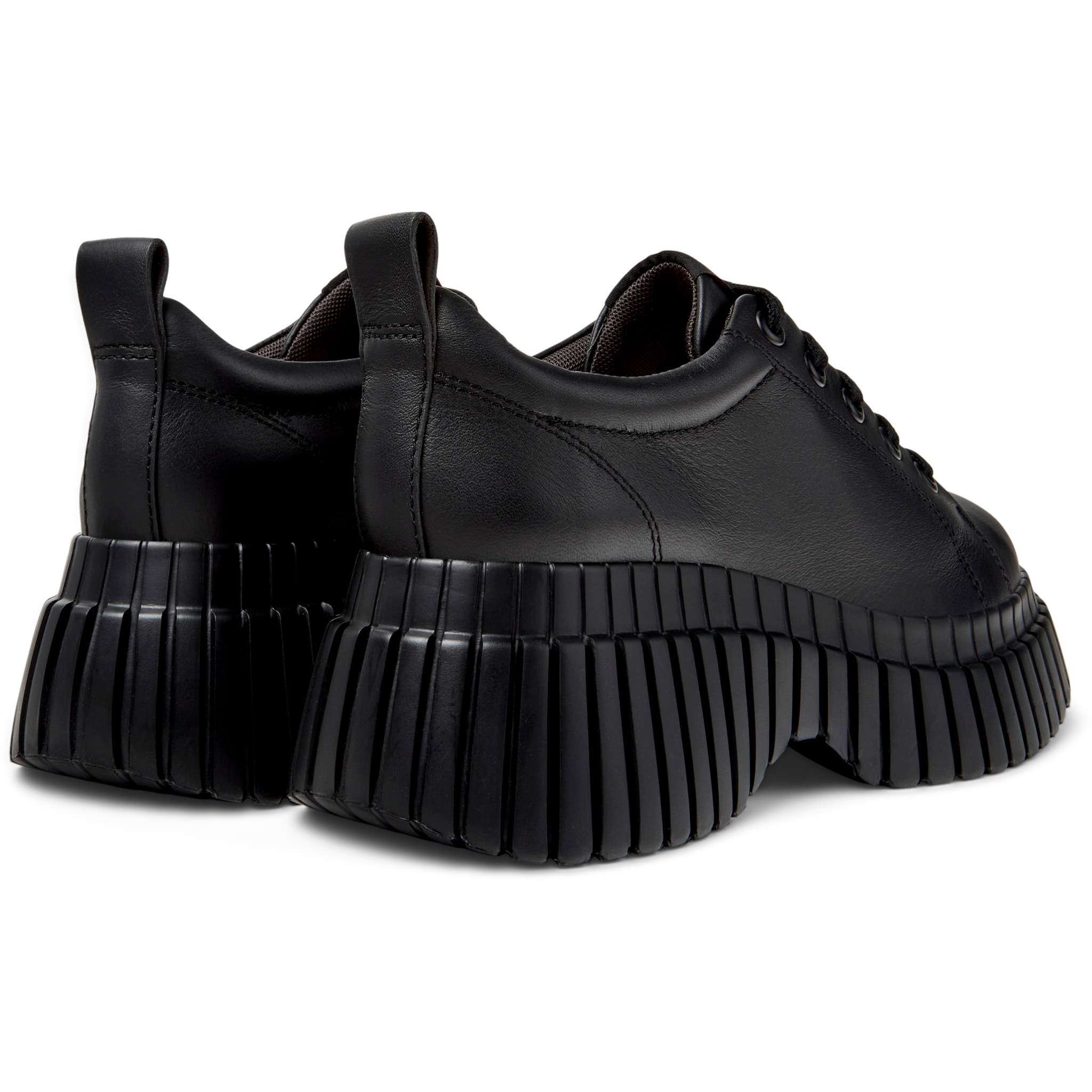 Zapatos de cordones - CAMPER Pix BCN - Negro - Cuero liso