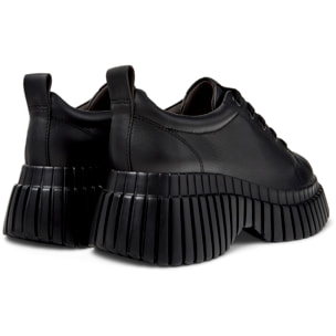 Zapatos de cordones - CAMPER Pix BCN - Negro - Cuero liso