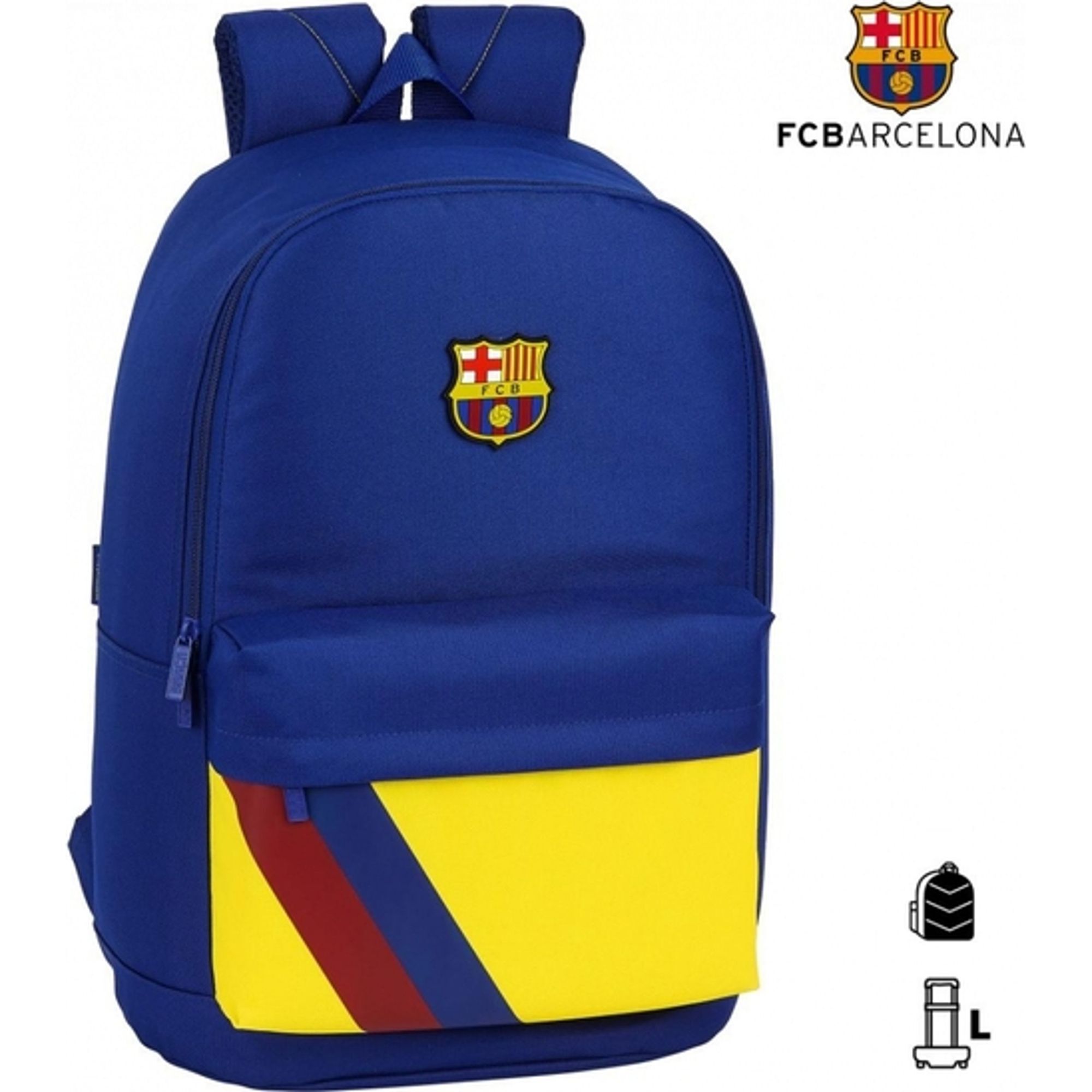 F.c.barcelona 2ª mochila adaptable a carro 31x47x15