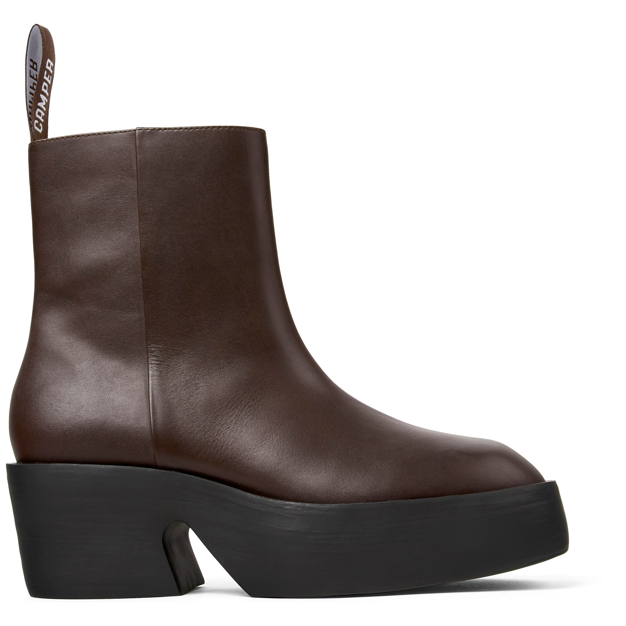 Botines - CAMPER Billie - Marron - Cuero liso