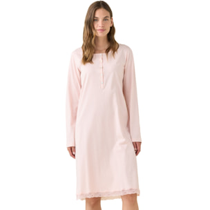 Camicia da notte donna estiva in cotone articolo essential. Noidinotte