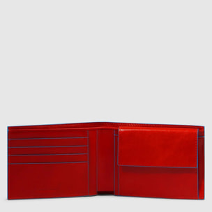 Piquadro Portafogli in pelle con portamonete, schermato con protezione RFID