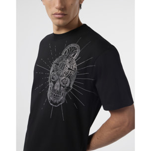 PHILIPP PLEIN Round Neck T-Shirt Skull Stones