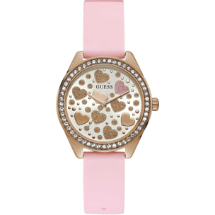 Orologio Guess Silicone Rosa