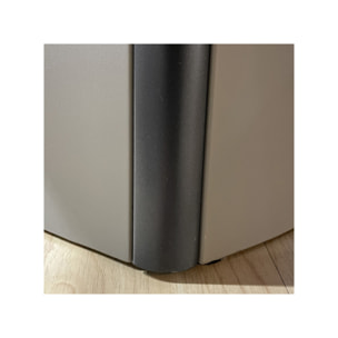 Table extensible 140 à 174 cm blanc plateau de service tournant - TETRIS