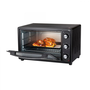 Horno de sobremesa JATA HN945 de 45 litros. 4 funciones: rotisserie, horno, grill y convección