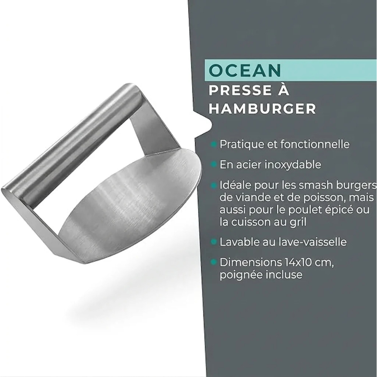 Presse à hamburger Fackelmann