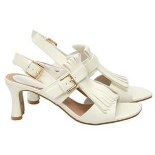 Sandali cinturino regolabile - tacco 7,5 cm