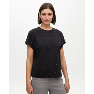 Maglietta con dettagli di perline