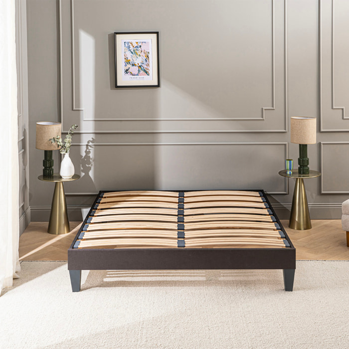 Sommier en Kit 1 place | Gris anthracite