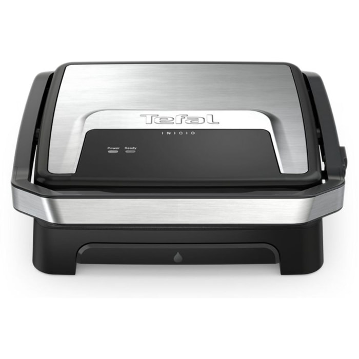 Grille-viande TEFAL GC271D10 noir gris à poser, 29x26 cm