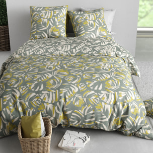 Parure housse de couette 3pcs 100% coton 57 fils naomi