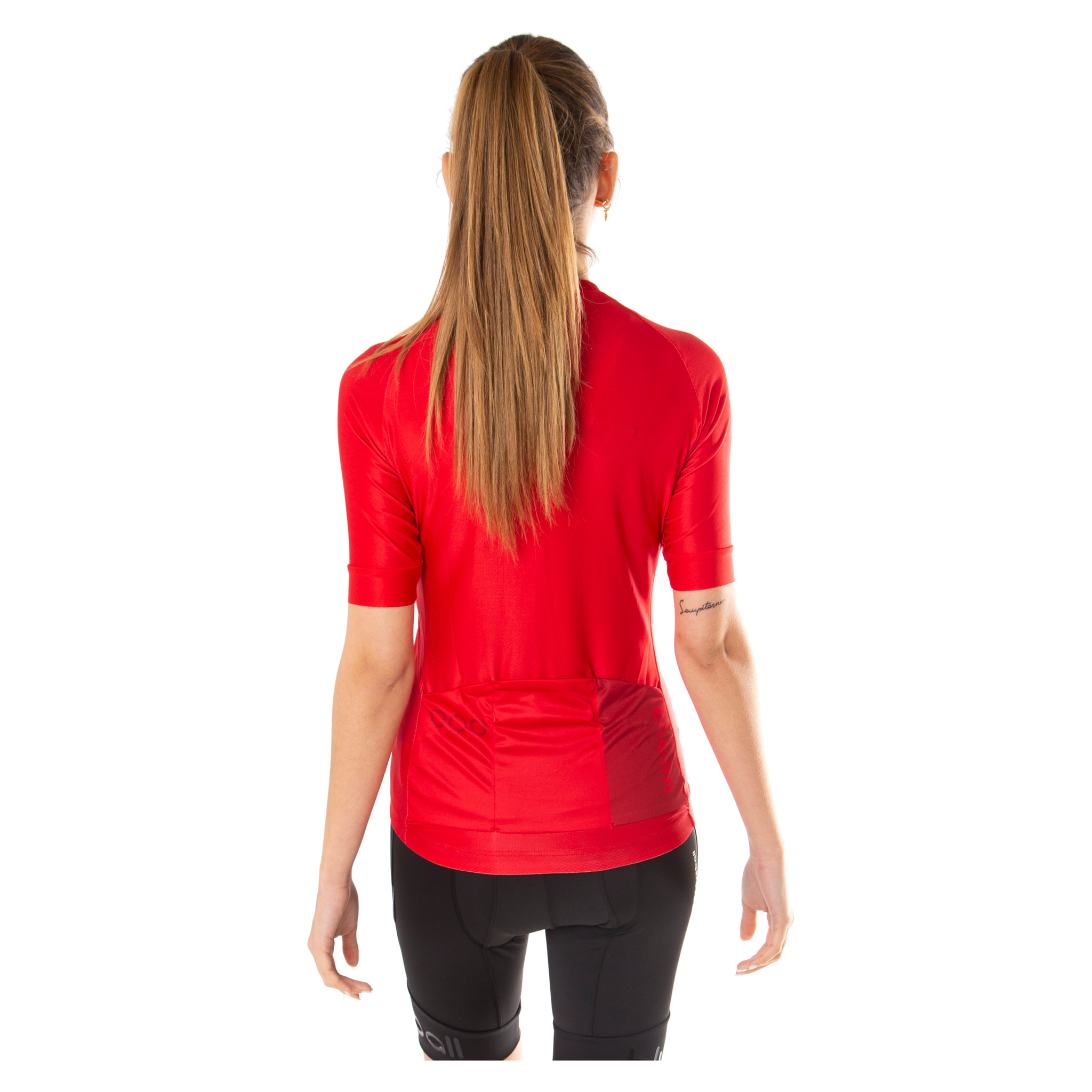 Maglia a maniche corte ECOON Galibier da donna in rosso