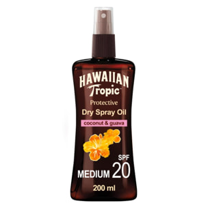 Pack de 2 - Hawaiian Tropic - SPRAY HUILE SOLAIRE PROTECTRICE SPF20 200ml