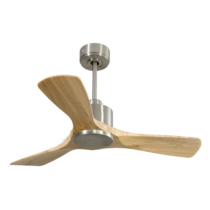 Ventilateur de plafond Réversible  Thermostat Wifi Moteur à courant continu Toits en pente Télécommande Hypersilence Mémoire