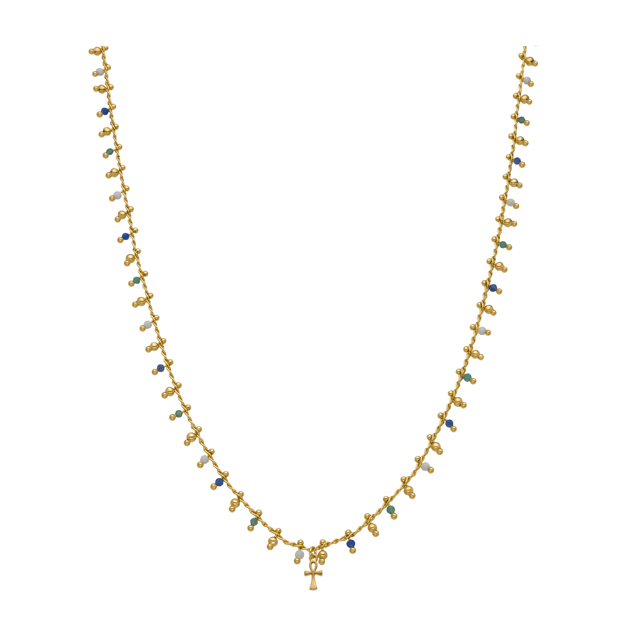 Collar Kalau acabado oro amarillo 18k