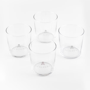 Set de 12 vasos de agua 35cl cristal scalpers home