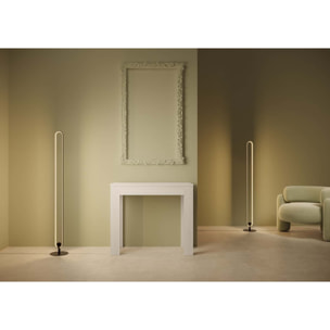 Consola extensible 90x42/302 cm Bora Fresno Blanco