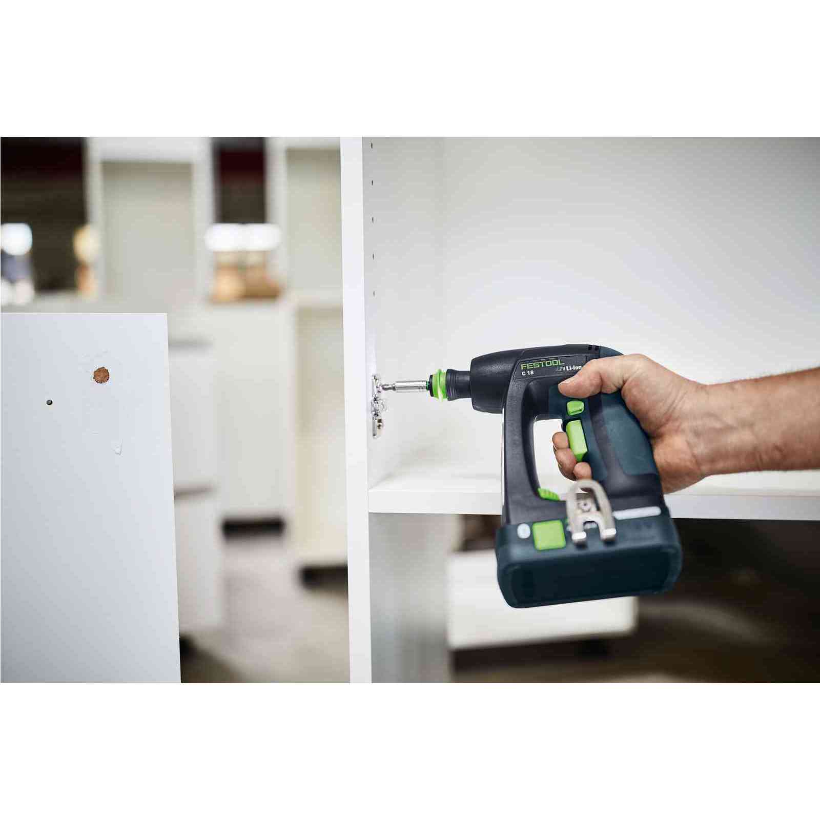 Perceuse visseuse sans fil C 18 HPC 4.0 I-SET - FESTOOL - averc 2 batteries 18V 4.0Ah - chargeur - accessoires - Systainer - 577617