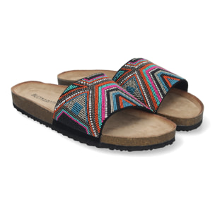 Sandalia Plana de Mujer, Comoda y Elegante, Diseño Moderno