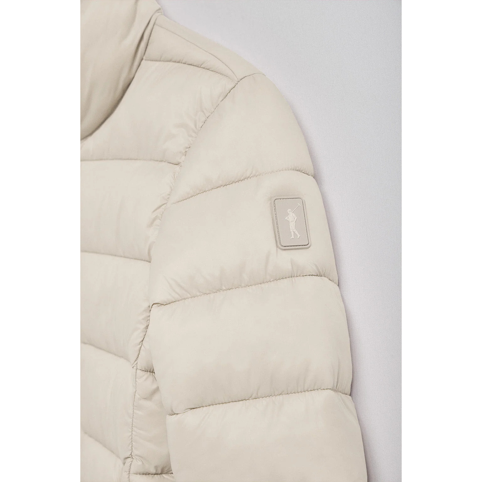 Chaqueta ultralight Susanne color beige con parche Rigby Go