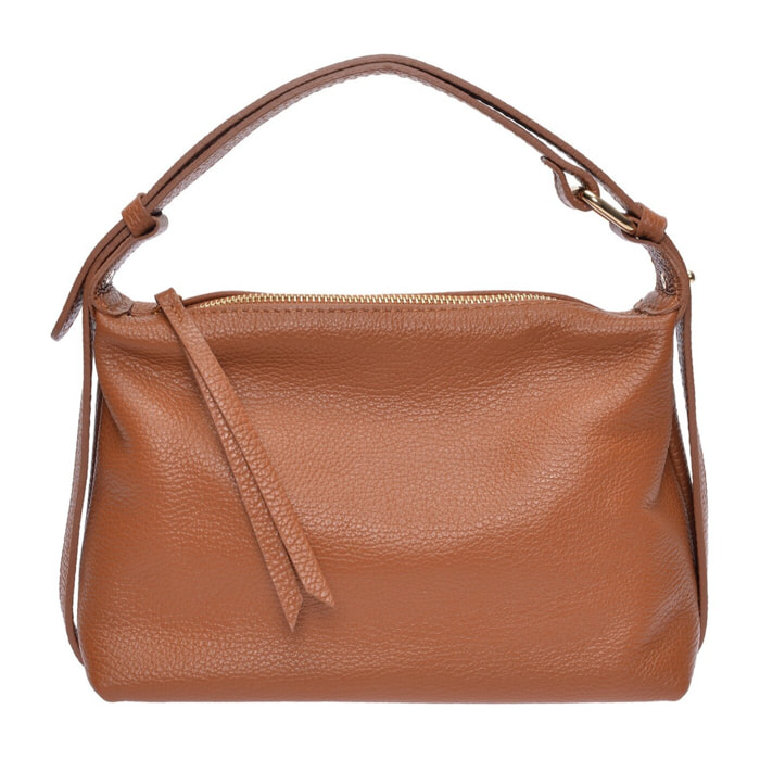 Borsa a tracolla Anna Luchini Cammello