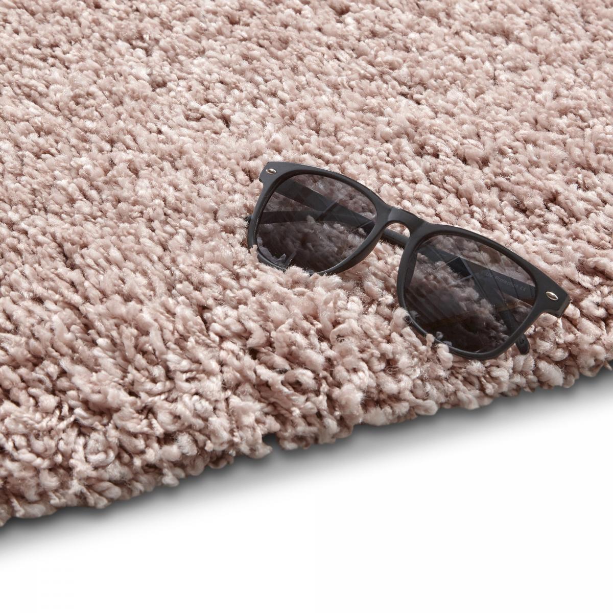 Tapis shaggy tissé motif uni PANO