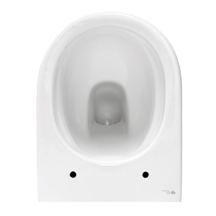 Pack WC sans bride SAT, fixations invisibles + Abattant softclose + Bâti support Geberit UP100 + Plaque + Douchette Grohe