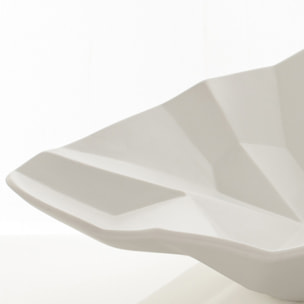Vide-poches Tomasucci LIGIO ROUND BIG, en céramique, blanc