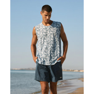 Camiseta Tirantes Azul - Sourpalm