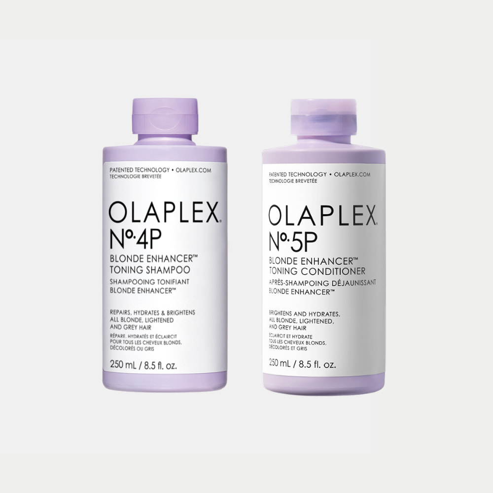 OLAPLEX Kit Blonde Enhancer N°4P Toning Shampoo 250ml + N°5P Blonde Enhancer Conditioner 250ml
