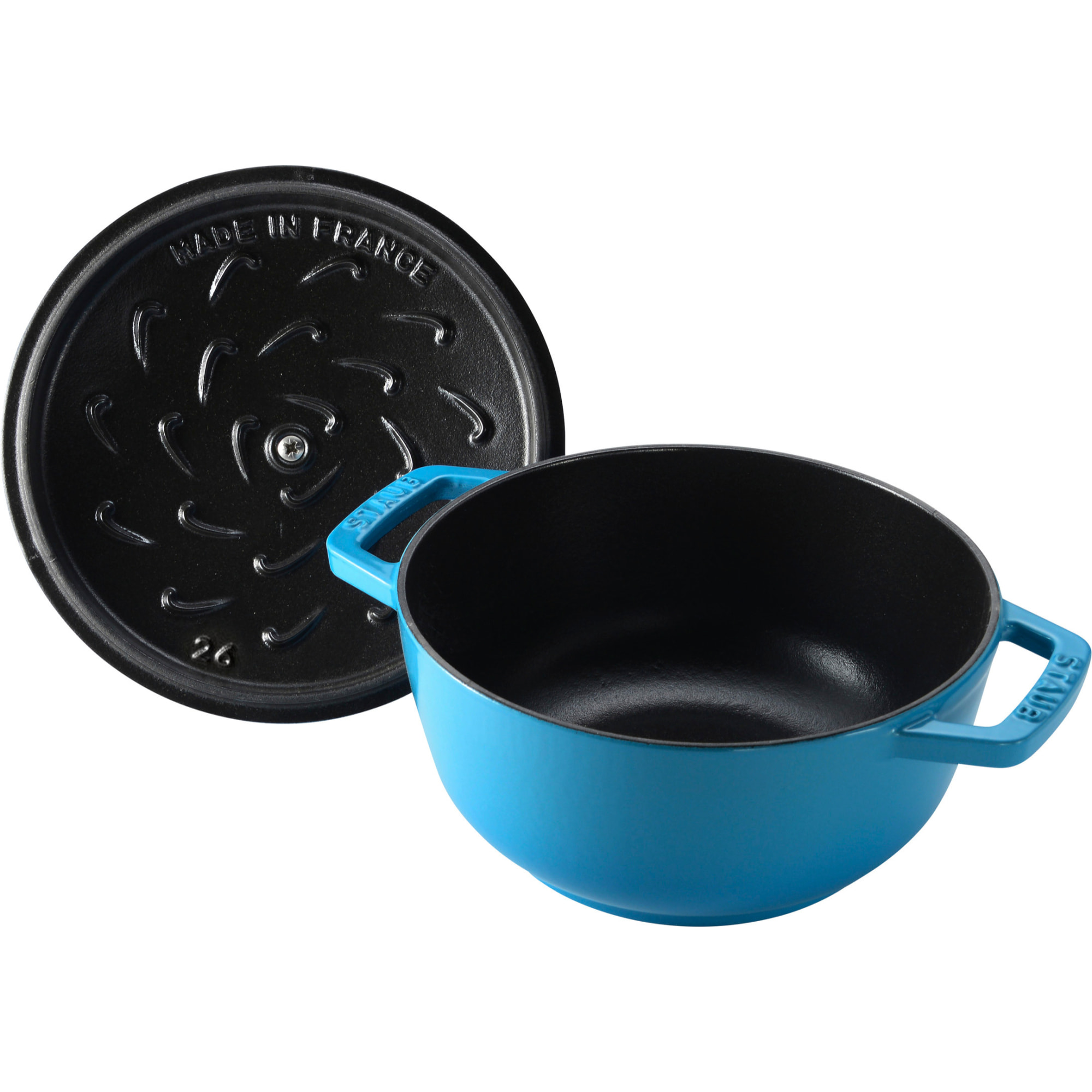 Cocotte en fonte, Bleu Glacier, 26 cm Staub