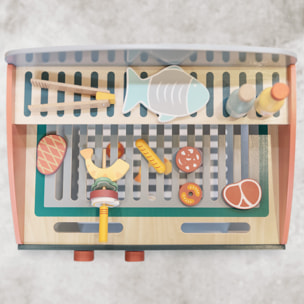 Cocinita barbacoa de madera infantil Babycue