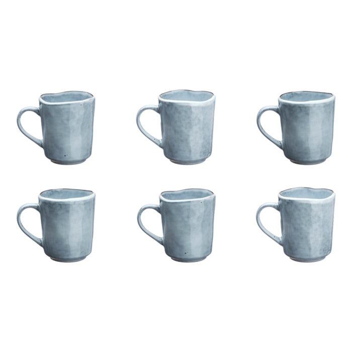 Mug CLOUD 40cl - 6 pièces - Gris orage