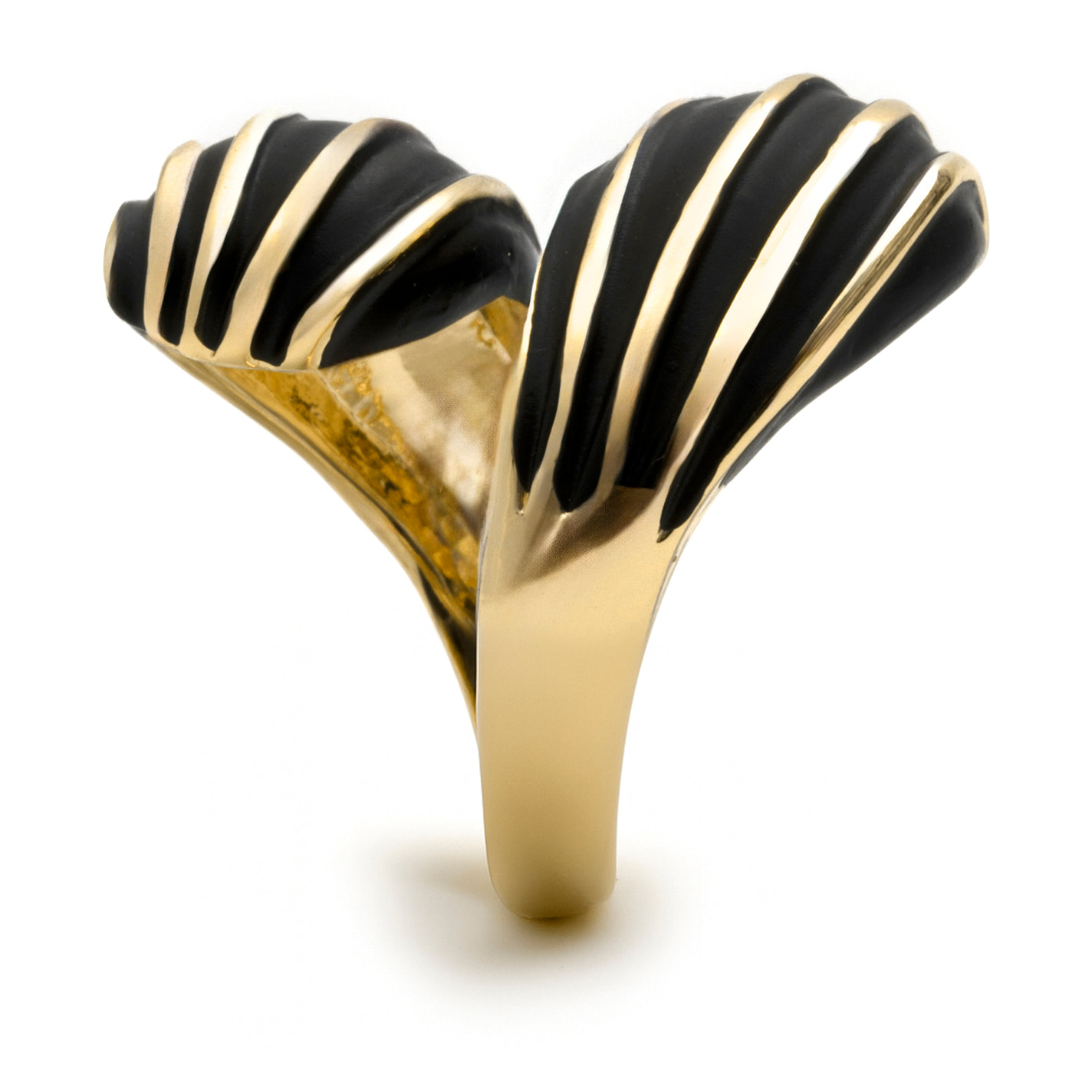 Anillo Hitea acabado oro amarillo 18k