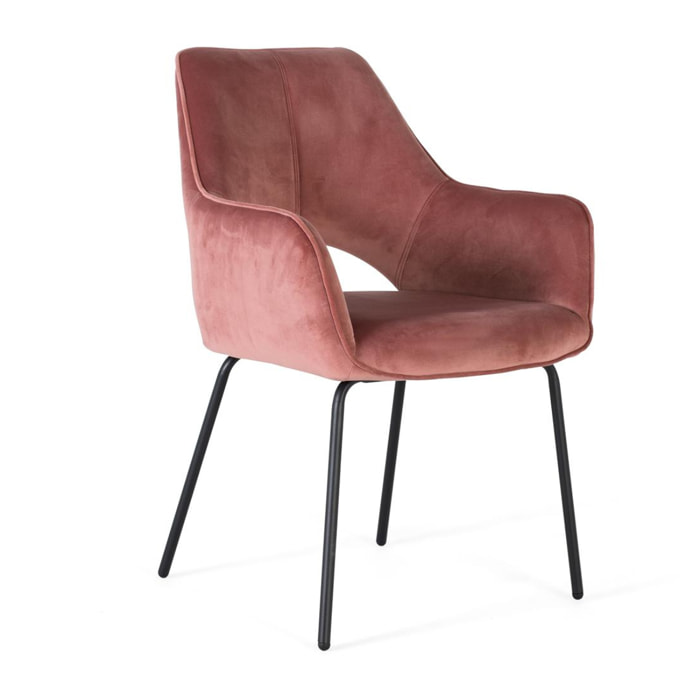 Silla de Terciopelo 60 Cm Estilo Moderno Contemporáneo