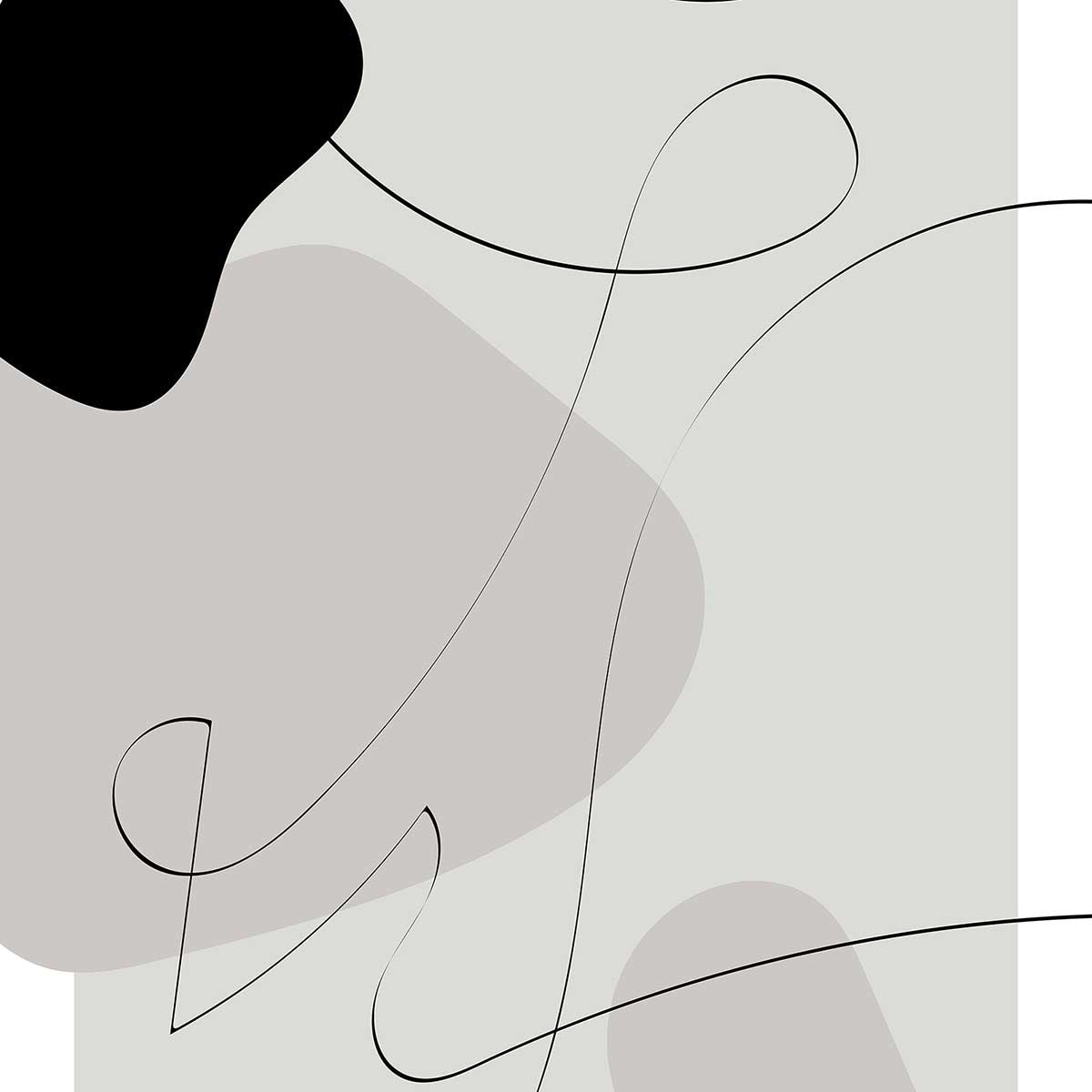 Affiche Forme et autographe Affiche sous cadre bois