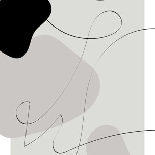 Affiche Forme et autographe Affiche sous cadre bois