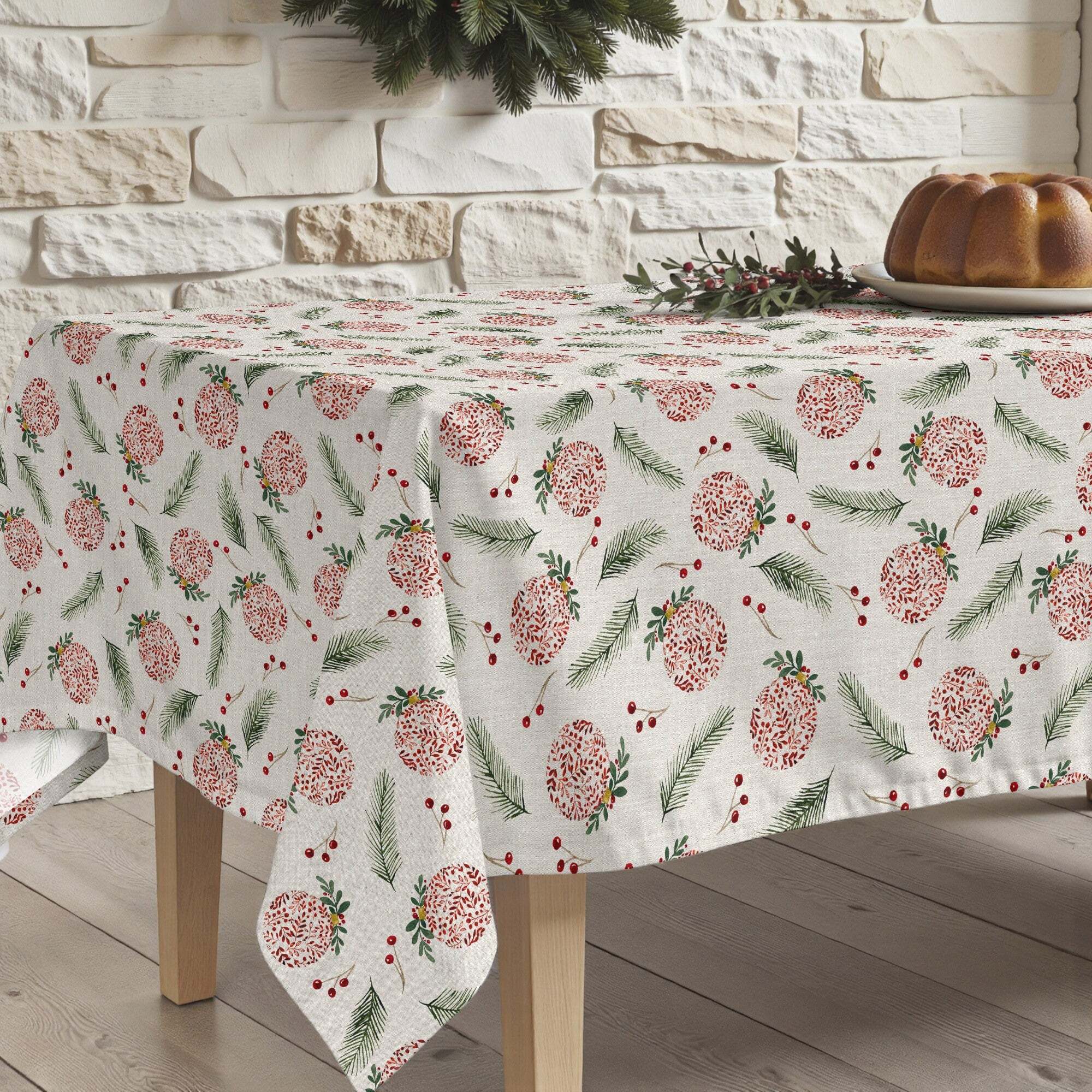 Nappe en résine Anti-tâches Merry Christmas 67