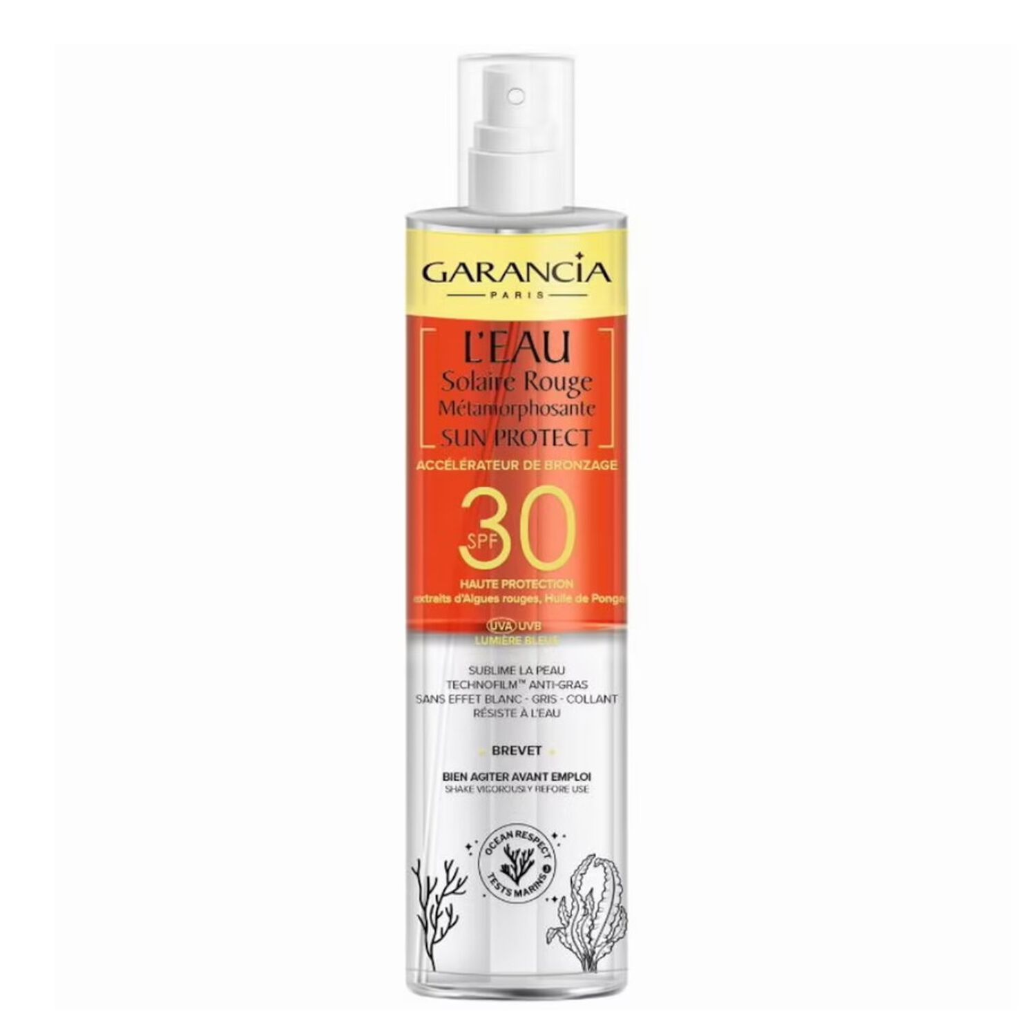 Sun Protect - Eau Solaire Rouge Métamorphosante SPF 30 150 ml