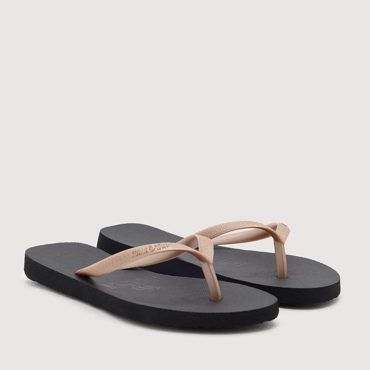 Chancla Dedo Negro y Oro - Mundaka