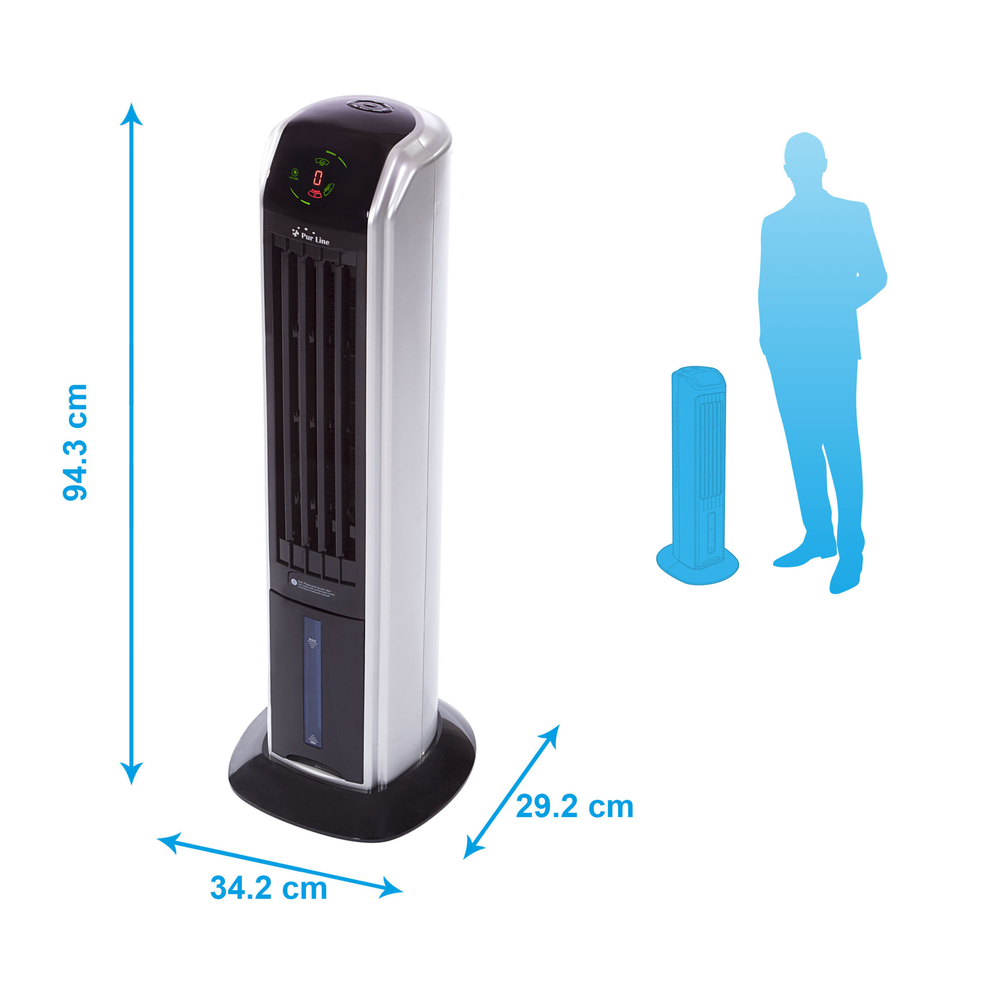 Climatizador evaporativo de bajo consumo con ionizador RAFY 81 PURLINE