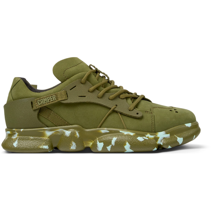 Zapatillas - CAMPER Karst - Verde - Cuero Nubuck