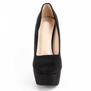 Zapato De Tacón - Negro - Altura: 15 Cm