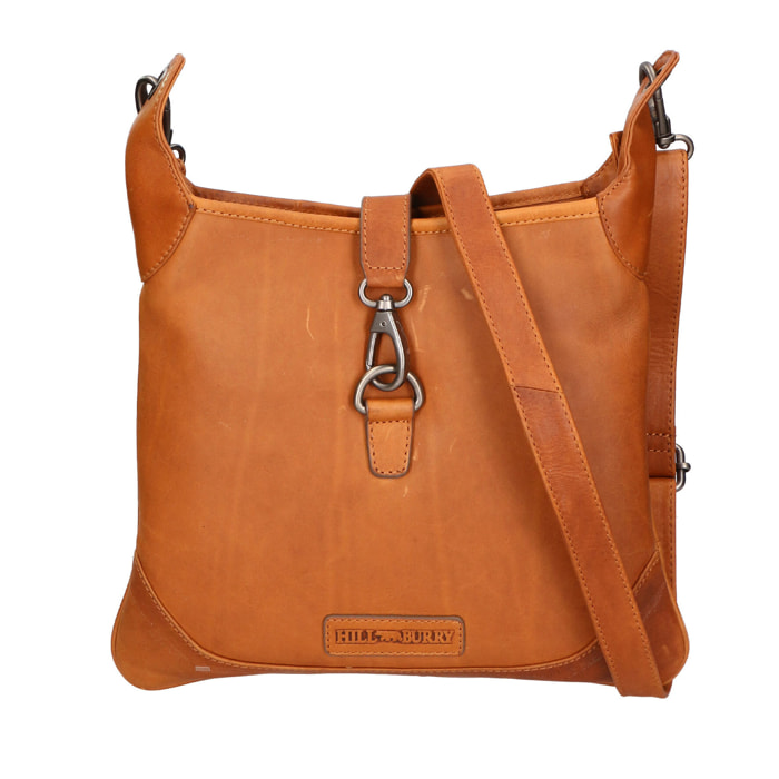 Borsa a tracolla  da uomo In Vera pelle Made in Italy 30x26x2 cm