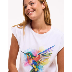 Camiseta Manga Corta Blanco - Blestar26